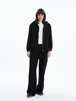 Kap??onlu Kad?n Fermuarl? Sweatshirt