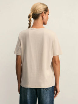 Базовая футболка из хлопка / Zarina  фото 5