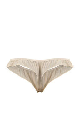 Kahverengi-Cok Renkli 3lu Tul Cizgili Tanga Kulot THMSS26KU00012