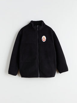 Galatasaray Nak??l? Erkek ?ocuk Fermuarl? Sweatshirt