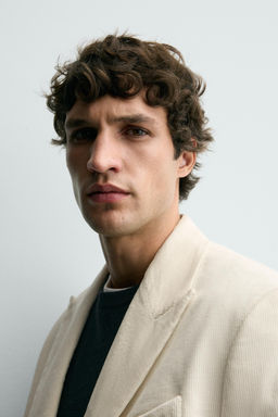 CORDUROY DOUBLE-BREASTED BLAZER - Zara фото 5