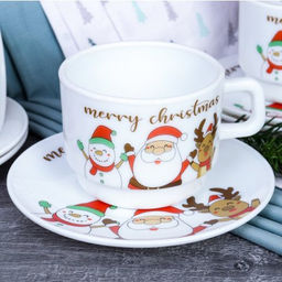 Чайный набор 12 предметов 250 мл / N-KFB250P60-6 (K2321) /уп 12/Новогодний - Галеонтрейд фото 4