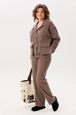 Брюки ANELLI 1815 жареный миндаль  фото 5