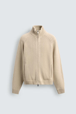 WASHED TEXTURED KNIT CARDIGAN - Zara фото 7