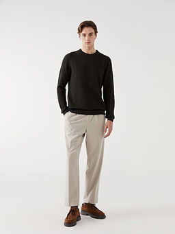 Bisiklet Yaka Erkek Triko Kazak