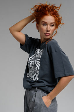 8506/1 Футболка женская оверсайз - Натали фото 53