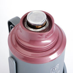 Термос, 1.2 л, со стеклянной колбой, сохраняет тепло 24 ч, пластик, МИКС