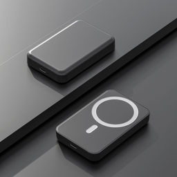 Внешний аккумулятор CRR-32, 3000 мАч, 5 W, для Iphone с функцией MagSafe, чёрный