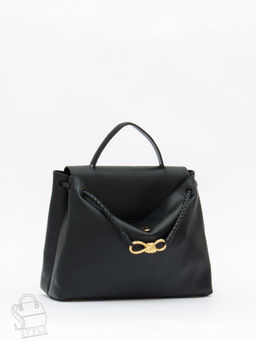 Сумка женская кожаная 6046PE black Polina&Eiterou /50