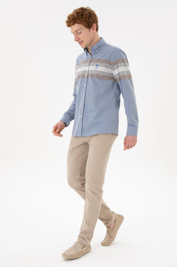 Erkek Gri Uzun Kollu G_mlek