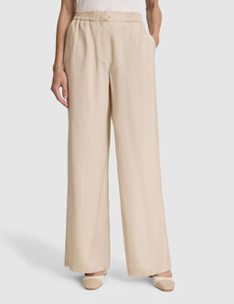 Kum Loose Fit Kanvas Pantolon