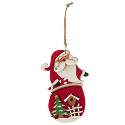 Изделие декоративное подвесное "Дед Мороз", L9 W0,5 H11,5 см, 4в.