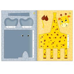 Книжка-вырезалка Бумажные зверята. Зоопарк, 20 стр., формат А4 - Буква-Ленд фото 3