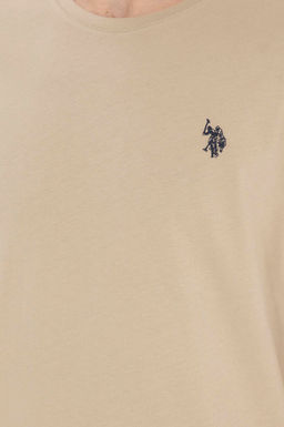 Мужская базовая футболка светло-хаки - U.s. polo assn фото 7