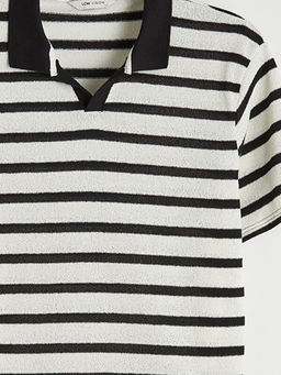 Polo Yaka ?izgili Erkek Ti??rt