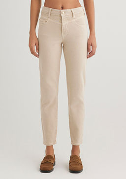 Martha Gold Premium Tasl? Krem Jean Pantolon - Mavi фото 4