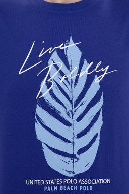 U. S. Polo Assn Мужская синяя футболка с круглым вырезом - U.s. polo assn фото 6