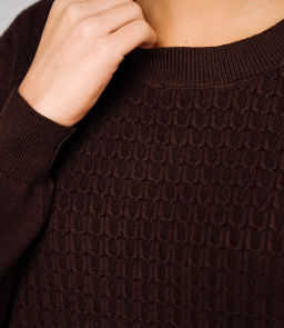 Джемпер #КТ24069, шоколадный - Dommod фото 5