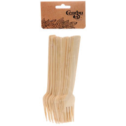 Цена за 2 шт. Вилка одноразовая "ЭкоСтиль" в наборе 12шт