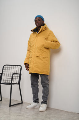 Парка мужская зимняя "Минимал" горчица