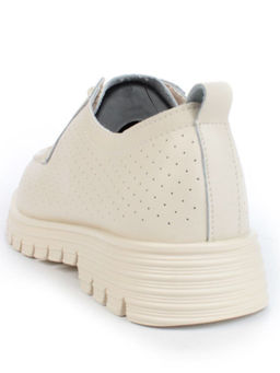 03-PDD161-2 BEIGE Полуботинки женские (натуральная кожа)