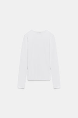 CAMISETA B?SICA ALGOD?N / Blanco