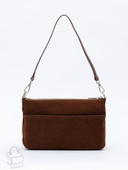 Сумка женская кожаная 8200PEF cocoa Polina&Eiterou в Новосибирске