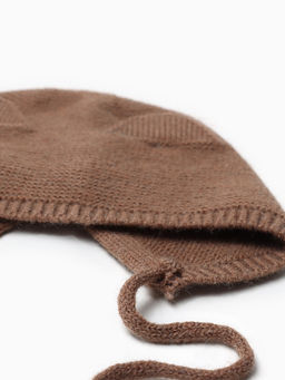 Шапка вязаная детская «Крошка Я», размер 48-50, кофейная