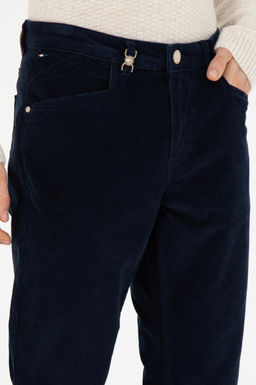 Мужские темно-синие брюки из плотной ткани - U.s. polo assn фото 12