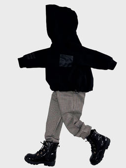 Толстовка с капюшоном UD 8040 черный - Mini maxi фото 4