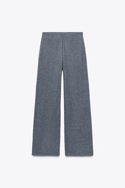 PANTAL?N PALAZZO SOFT TOUCH / Gris medio