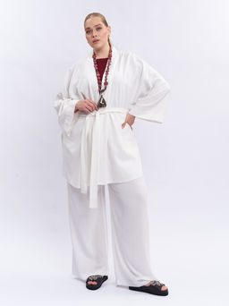 Брюки на завязках BB31404WHT04