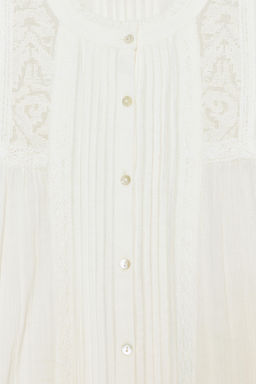 ZW COLLECTION ROMANTIC COTTON SHIRT - Zara фото 16