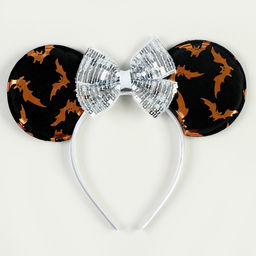 Ободок карнавальный на Хэллоуин «Летучая кошечка»