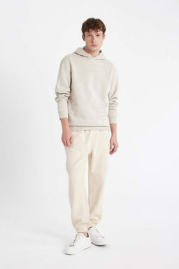 Толстовка обычного кроя с капюшоном и принтом - Defacto фото 2