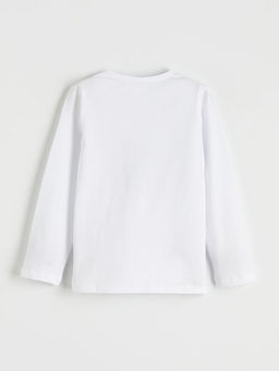 Bisiklet Yaka Bask?l? K?z ?ocuk Pijama Tak?m