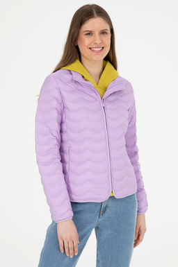 Женское сиреневое пальто Неожиданная скидка в корзине