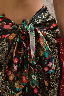 Etnik Desenli Dokuma Maxi Plaj Pareo TBESS23PR00005