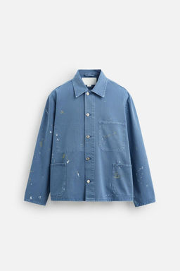 PAINT SPLATTER OVERSHIRT - Zara фото 7