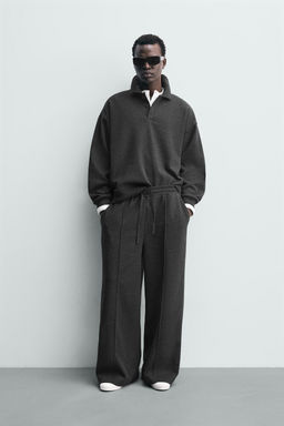 TEXTURED POLO SWEATSHIRT - Zara фото 9