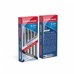 Цена за 12 шт. Ручка гелевая сo стираемыми чернилами ErichKrause R-301 Magic Gel Stick Original 0.5, цвет чернил синий (в коробке по 12 шт.)