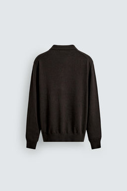 POLO PUNTO REGULAR FIT / Chocolate - Zara фото 7