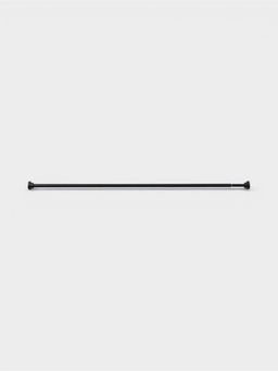 Карниз для ванной «Доляна», телескопический, 116-220 см, стальной, черный