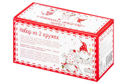 Набор 2 кружек 300 мл 10,5*8*9 см Весёлые гномики ручка петля - Elan gallery фото 13