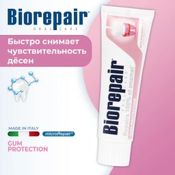 Зубная паста для защиты дёсен 75 мл Biorepair Gum Protection / Protezione Gengive / /Биорепеар