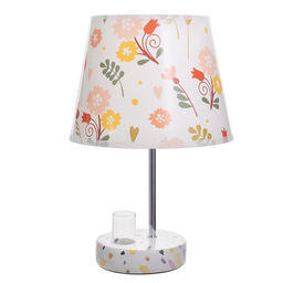 Настольная лампа с абажуром RISALUX Аэлита, Е14, 15 Вт, белый, 20?20?30 см  фото 9