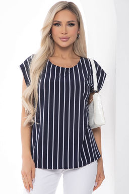 Блуза Стейси (синяя) Б10004 - Lt collection фото 4