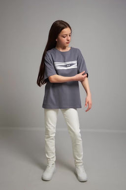 Детская футболка оверсайз Happyfox