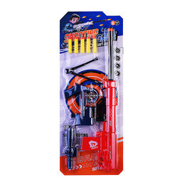 Набор Попади в цель "Снайпер" (цвет красный) на листе