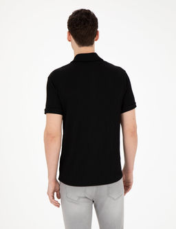 Siyah Slim Fit Ti__rt